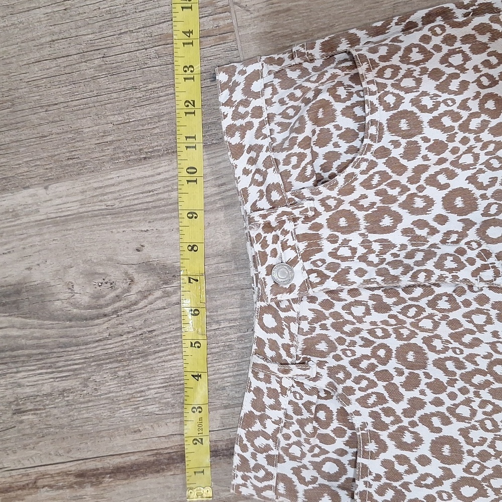 Saints & Hearts Leopard Print Flare Pants Size Small Boho Bell Bottom #1022 - Picture 11 of 12
